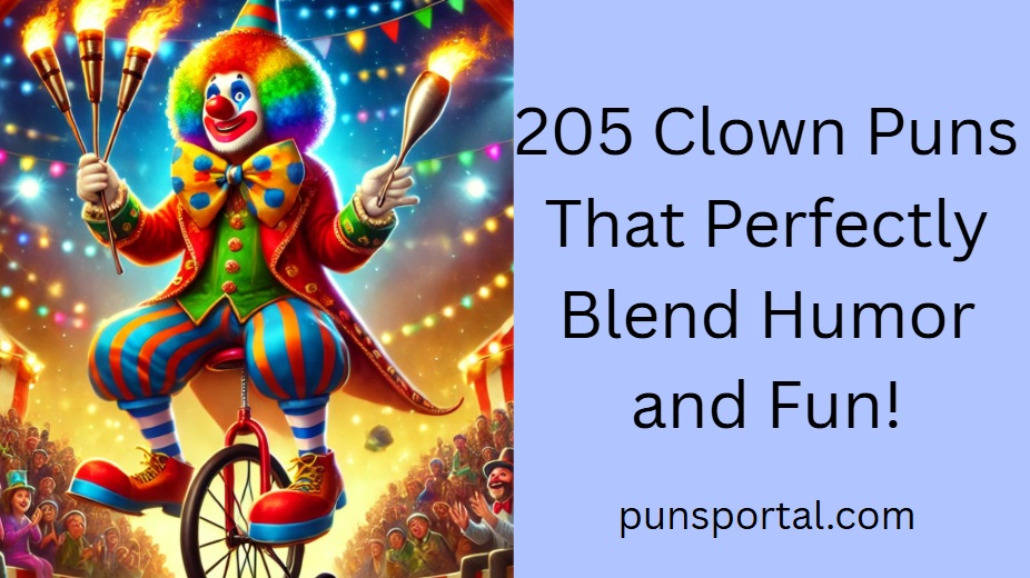 205 Clown Puns That Perfectly Blend Humor and Fun!