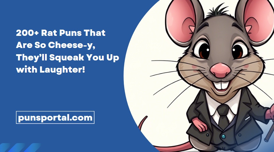 200+ Rat Puns That Are So Cheese-y, They’ll Squeak You Up with Laughter!